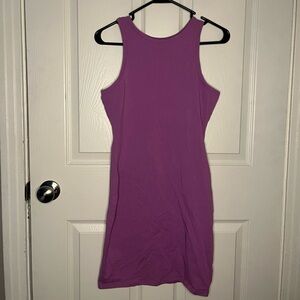 Wild Fable Neon purple bodycon dress